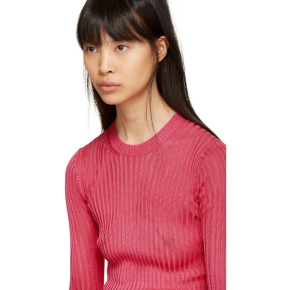 Acne Studios Spitak Lingerie Ribbed Sweater - Picture 7 of 8